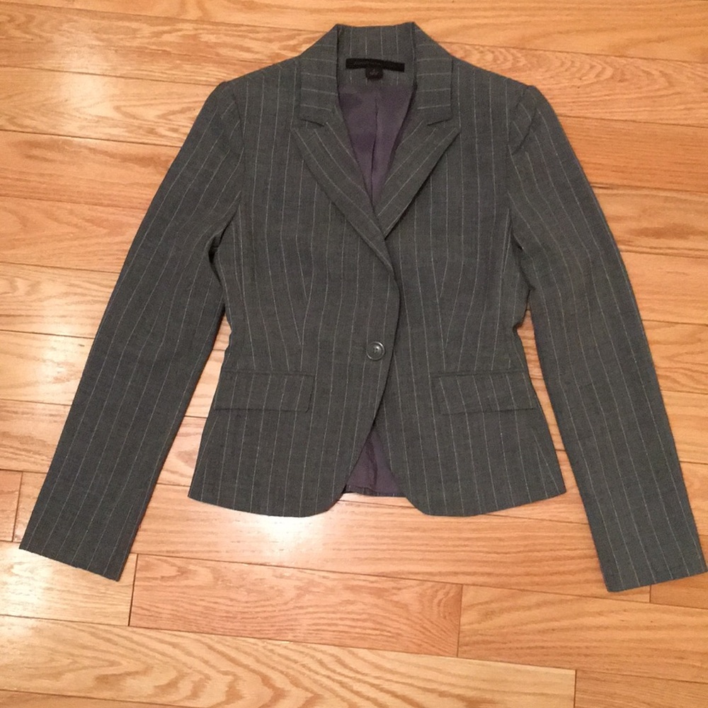 Express Gray Pinstripe Women's Blazer